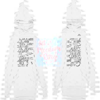 Let Freedom Ring 4Th Of July Retro American Bride Party Usa Hoodie - Thegiftio