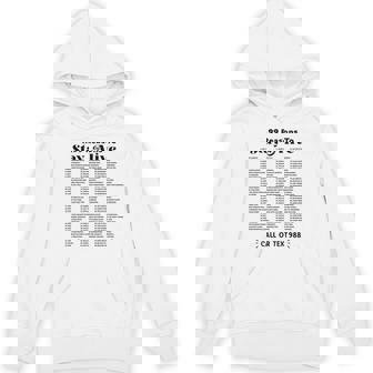 List Of 99 Reasons To Stay Alive Mental Health Awareness Hoodie - Thegiftio UK