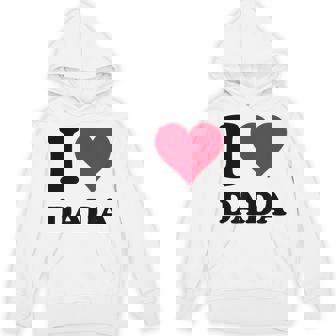 I Love Dada パーカー - Kawaiitshirt