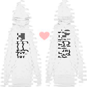 I Love Hip Hop ハート ラップ&ヒップホップファン パーカー - Kawaiitshirt