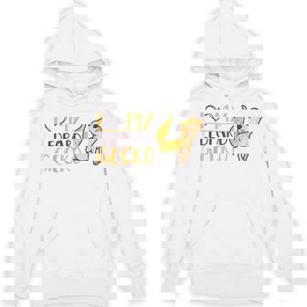 I Love My Leopard Gecko トカゲ ヒョウ ヤモリ 爬虫類 パーカー - Kawaiitshirt