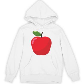 Minimalist Cute Apple For Children Women Men Hoodie - Thegiftio UK