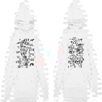 Monster Mash Spooky Season Halloween Mummy Witch Vampire Hoodie - Thegiftio