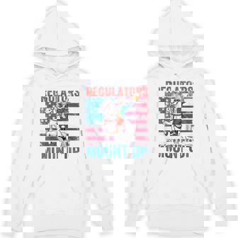 Mount Up Regulators 4Th Of July Independent Day Usa Flags Hoodie | Mazezy