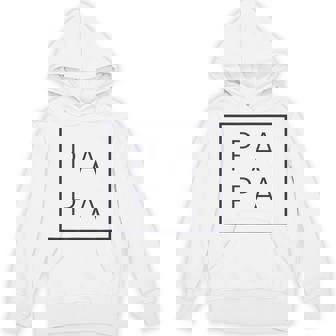 Papa Cool Fathers Day Idea For Dads Mens Hoodie - Monsterry