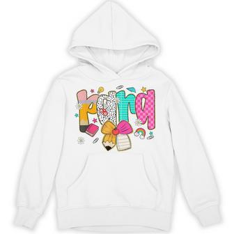 Para Paraprofessional Coquette First Day Back To School Hoodie - Thegiftio UK