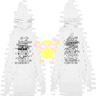Peace Out Kindergarten Retro Last Day School Graduation 2025 Hoodie - Thegiftio UK