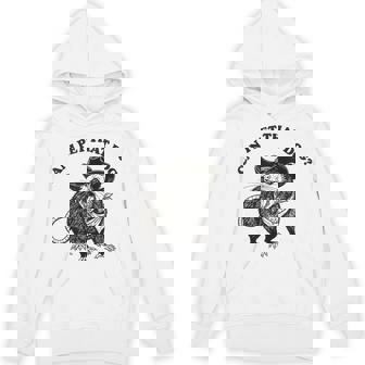 Can I Pet That Dog Meme Animal Lover Opossum Hoodie - Monsterry