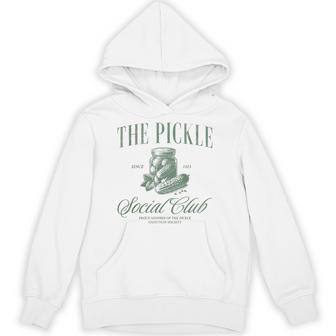 Pickle Social Club Canning Season Vintage Pickle Jar Hoodie - Thegiftio UK