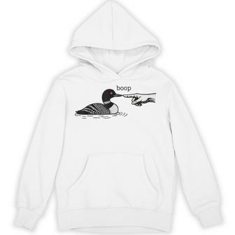 Pointing Hand Boops A Loon Hoodie - Thegiftio UK
