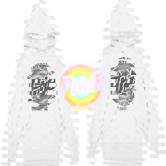 Pride Removes Stubborn Orange Stains Pride Month Lgbtq Retro Hoodie | Mazezy