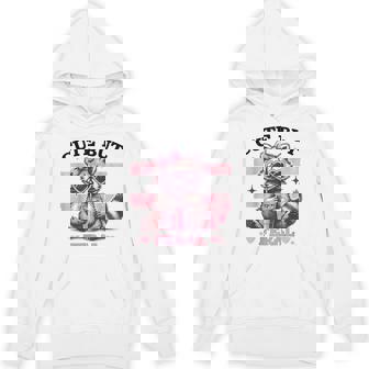 Raccoon Cute But Feral Toddler Animal Vintage Hoodie | Mazezy
