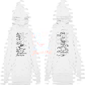 Retro Chill The Fourth Out Firework 4Th Of July Drink Hoodie - Monsterry