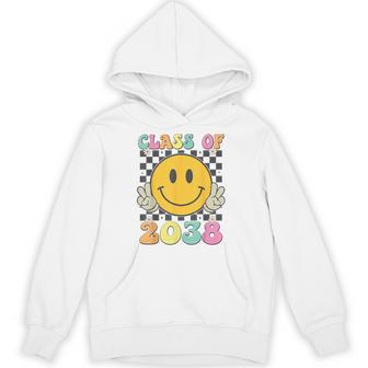Retro Class Of 2038 Grow With Me Back To School Kindergarten Hoodie - Thegiftio UK