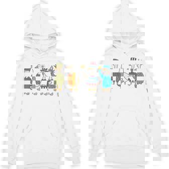 Retro Fourth Of July Goose American Flag Usa Memorial Day Hoodie - Monsterry