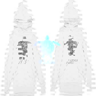 Save The Hawaiiea Turtles ハワイアンブルー トライバルタートルホヌ パーカー - Kawaiitshirt