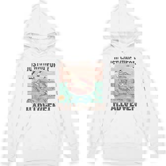 Spooky Summer Skeleton Just Waiting For Halloween Hoodie | Mazezy