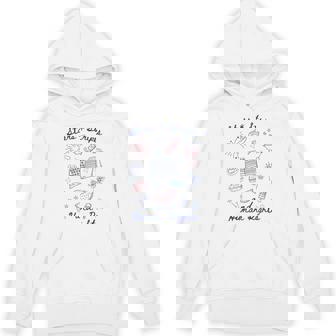 Stars And Stripes And Human Rights 4Th Of July Patriotic Hoodie - Thegiftio UK
