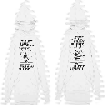 Tie Me Up In Knots & I'm Happy エアリアル ヨガ 体操選手 エアリスト パーカー - Kawaiitshirt