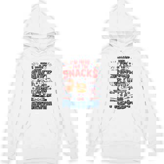 Toddler Im Here For Snacks Freedom Hotdog 4Th July Boy Hoodie - Monsterry