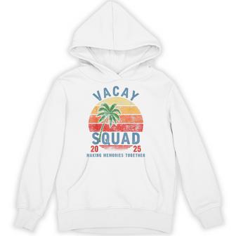 Vacay Squad 2025 Summer Vacation Family Friends Trip Palm Hoodie - Monsterry