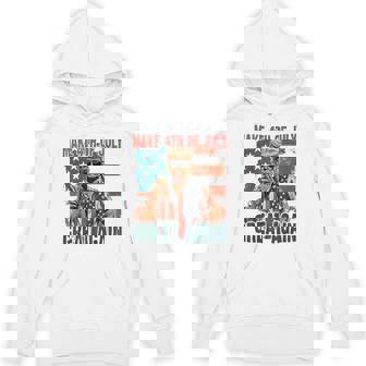Vintage Make 4Th Of July Great Again Trump Hotdog Hoodie - Monsterry