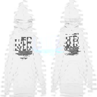 Vintage 90S Retro Distressed Later Gator Alligator Hoodie - Thegiftio