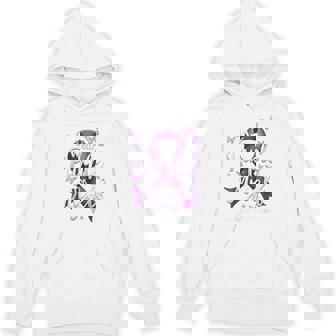 I Wear Purple For Myself Support Lupus Awareness Day Ribbon Hoodie - Thegiftio