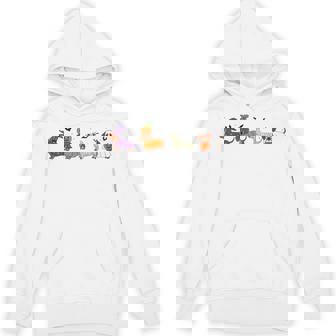 Weiner Dog Witch Happy Halloweenie Cute Halloween Dachshund Hoodie | Mazezy