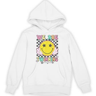 We're Twinning With My Bestie Retro Twin Day Spirit Week Hoodie - Thegiftio UK