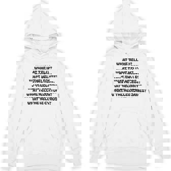 What The Hell What The Helly What The Helly 裏面 Hoodie - Kawaiitshirt