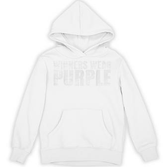 Winners Wear Purple Color War Camp Team Game Competition Hoodie - Thegiftio UK