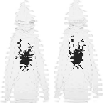 Y2k 90S Scary Cat Tomcat Is Scared Under Starry Hoodie - Thegiftio