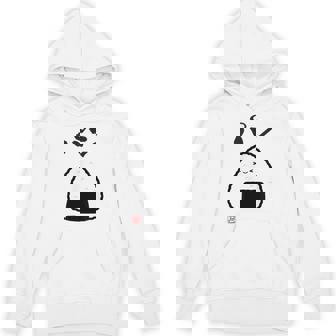 「パン-おにぎり」おもしろ 筆文字 服 面白い文字入り Hoodie - Kawaiitshirt