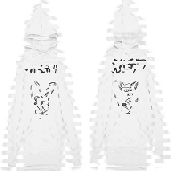 こんにチワワ 犬好き おもしろ ダジャレ 犬の飼い主 チワワ好き チワワの飼い主 おやじギャグ 愛犬家 チワワ パーカー - Kawaiitshirt