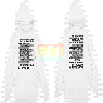 アイスクリームを持った老婆を決して過小評価しない パーカー - Kawaiitshirt