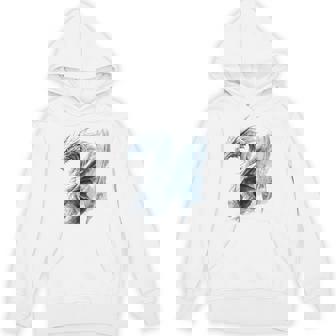 アイスドラゴン グラフィック 神話アート アイスドラゴン パーカー - Kawaiitshirt