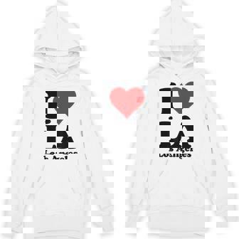 アイラブハートラロサンゼルスカリフォルニア Hoodie - Kawaiitshirt