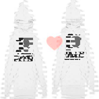 アイ・ラブ・パリ パーカー - Kawaiitshirt