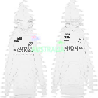 オーストラリア 国旗 カンガルー サッカー ラグビー フットボール 水泳 応援 パーカー - Kawaiitshirt