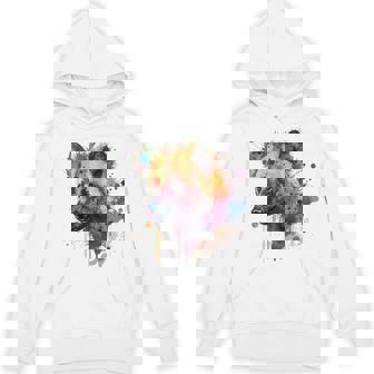 カラフルなハイエナプレデター 水彩画携帯電話ケース パーカー - Kawaiitshirt