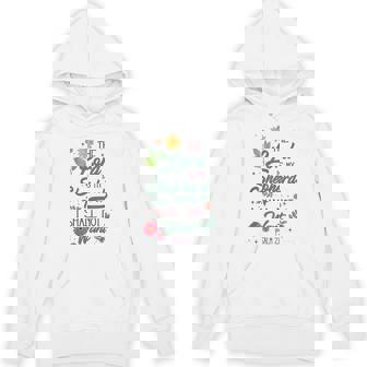 キリスト教聖書の詩 主は私の羊飼い 詩篇 23 花 Hoodie - Kawaiitshirt