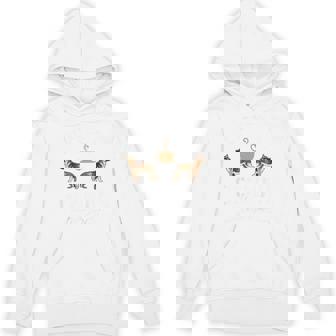 バックプリント コーヒーとジャーマン シェパード パーカー - Kawaiitshirt