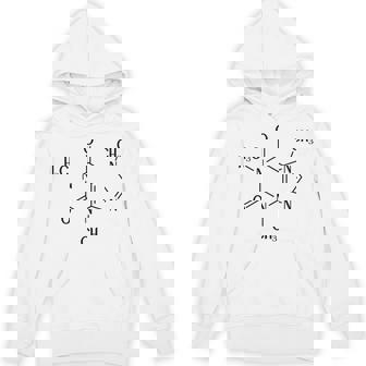 コーヒーカフェイン化学式 パーカー - Kawaiitshirt