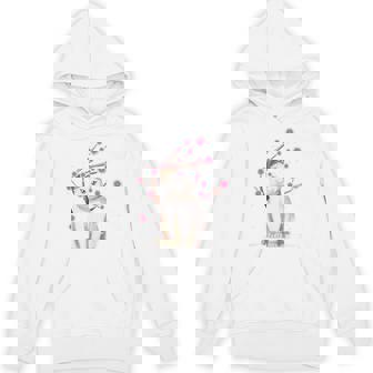 スコティッシュフォールド ネコ 桜の花 長袖tシャツ Hoodie - Kawaiitshirt
