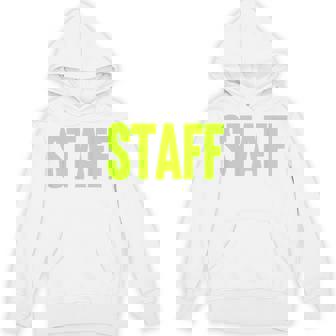 スタッフ イベント 衣装 クルー 音楽祭 Backprint ワーカー Hoodie - Kawaiitshirt