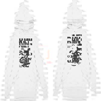 ストリートウェア ラーメン カワイイ オタク マンガ アニメ バックプリント モダン パーカー - Kawaiitshirt