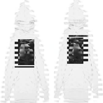 セクシー ブラック ホワイト 写真 美しいお尻 Tバック 長袖tシャツ Hoodie - Kawaiitshirt