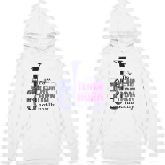 テナーホーンブラスバンドマーチングバンドおもしろ音楽 Alto Horn Or Tenor Horn Joke Hoodie - Kawaiitshirt