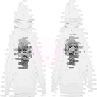ホワイト トイプードル 犬 いぬ 顔 パーカー - Kawaiitshirt